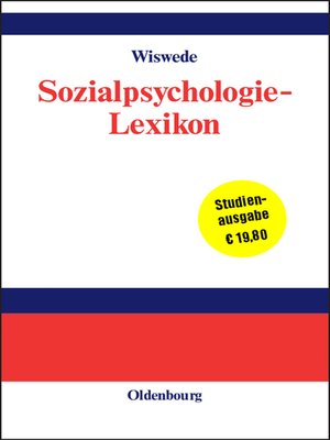 cover image of Sozialpsychologie-Lexikon